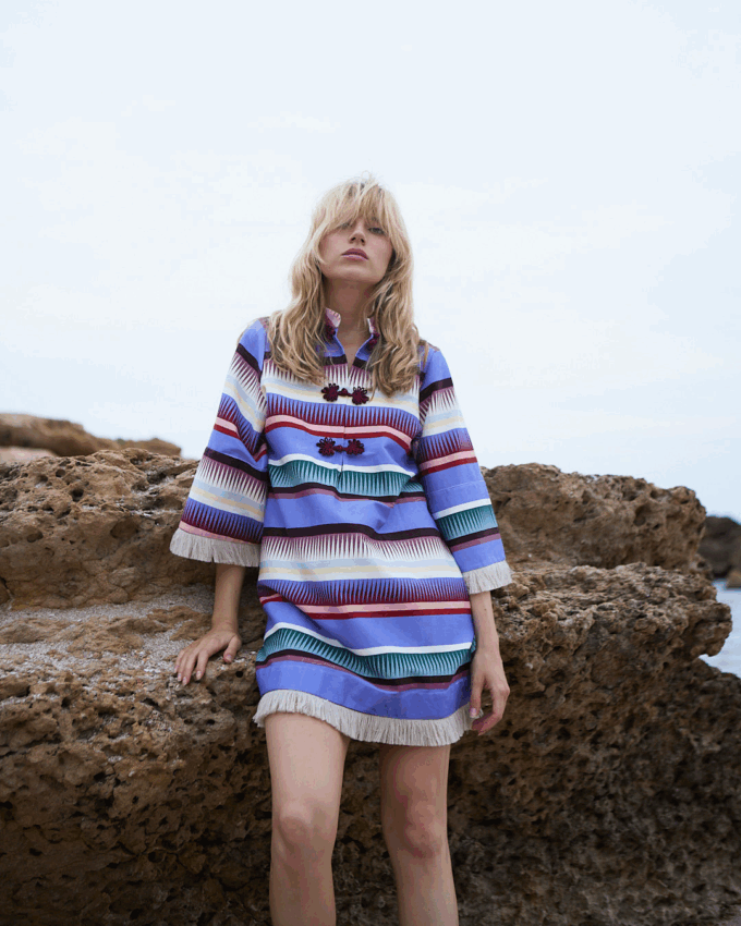 PRE ORDER - Panamá Blue Fringes
