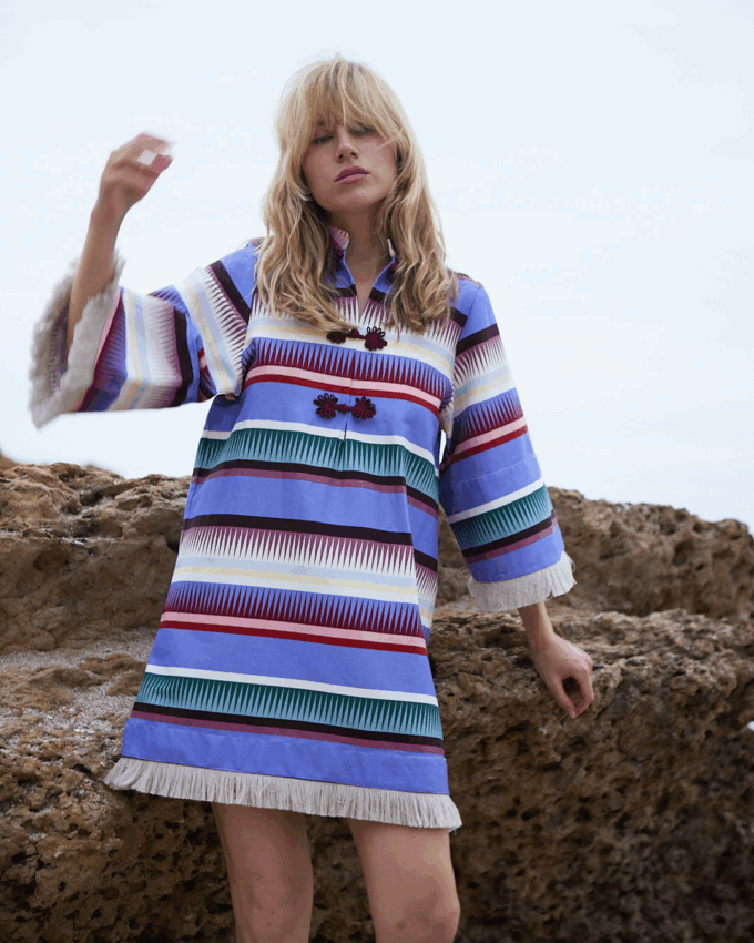 PRE ORDER - Panamá Blue Fringes