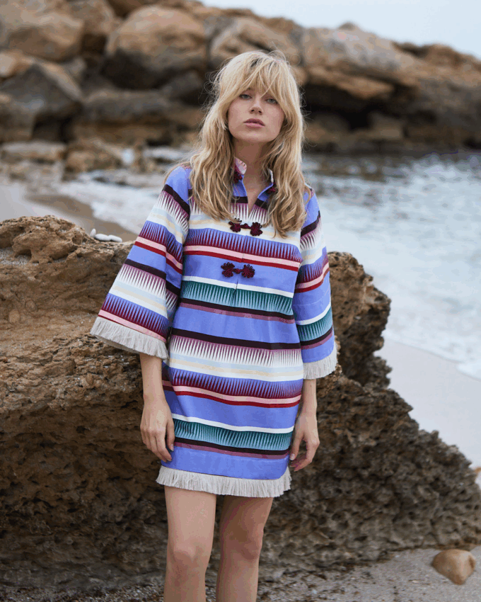 PRE ORDER - Panamá Blue Fringes